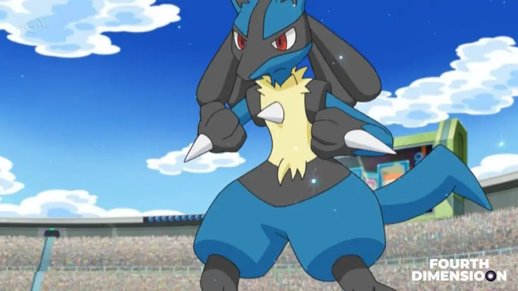 Lucario anime pokemon