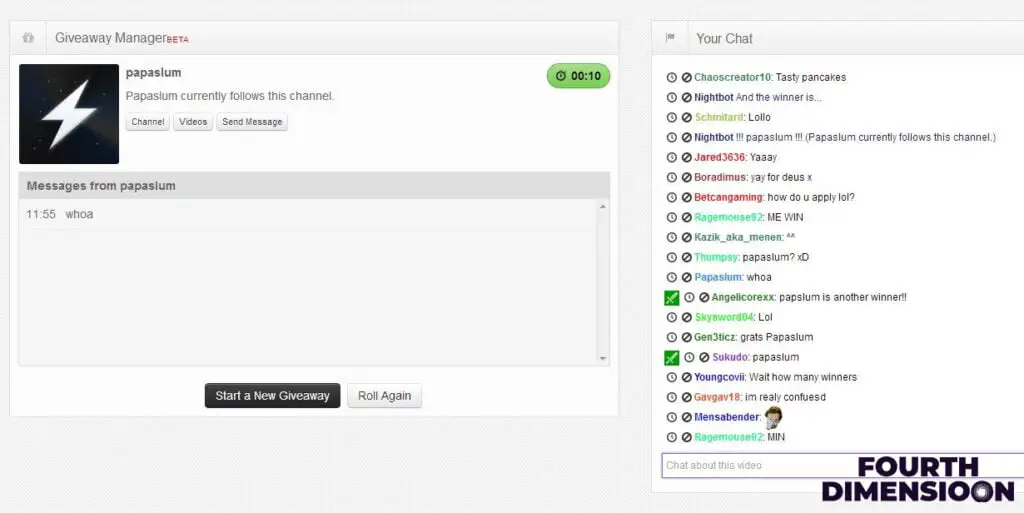 Registro del chat de Twitch mediante el uso de un Chatbot