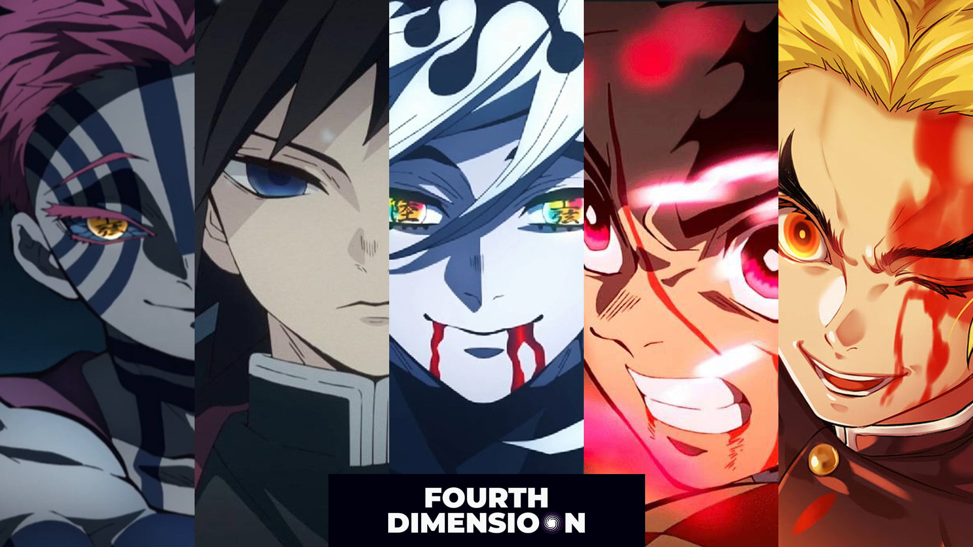 Los 10 personajes mas fuertes demon slayer