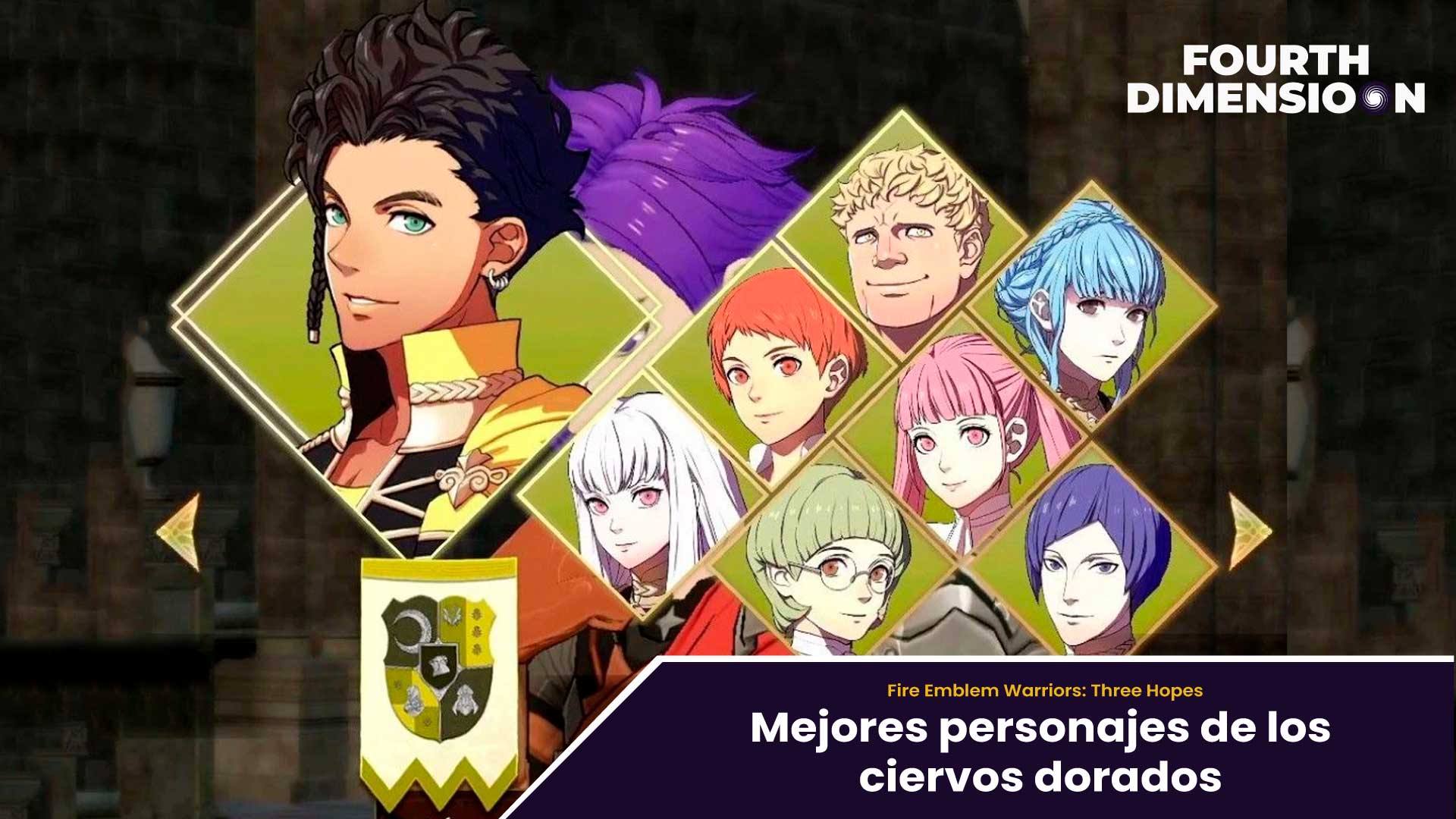 Fire Emblem Warriors Three Hopes mejores unidades de los ciervos dorados