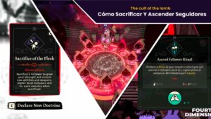 Cult Of The Lamb Cómo Sacrificar Y Ascender Seguidores