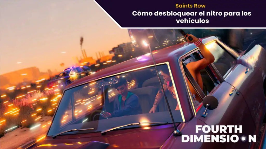 Saints Row Cómo desbloquear el nitro para los vehículos