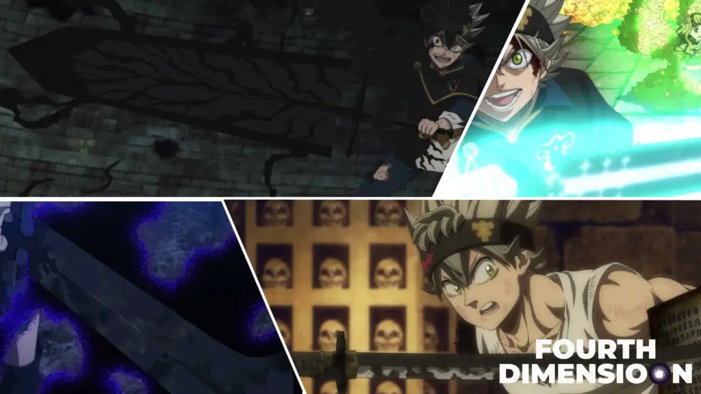 Black clover Cuáles son las espadas de Asta y sus habilidades