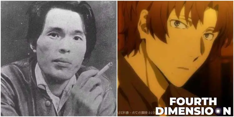 Sakunosuke Oda y su homólogo en la vida real